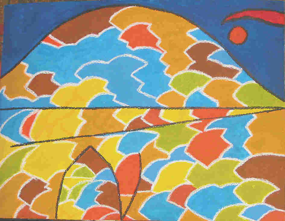 Original Tempura on Paper- Painted by Yel - April 2003